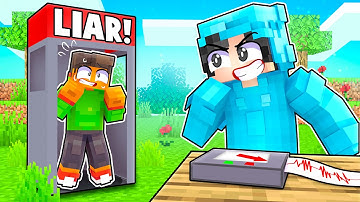 Using a LIE DETECTOR on my Friend In Minecraft!