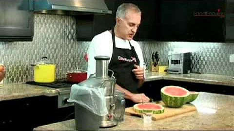 Juicing watermelon with Dr. Bizal