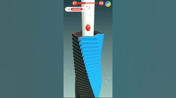 Stack Ball 🏀 3D play Android/iOS. Level 67. Play Games. #shorts