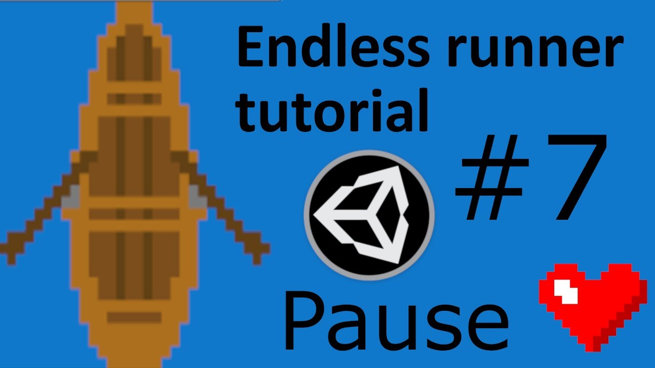 Endless Runner Tutorial in Unity - #7 Pause! - YouTube