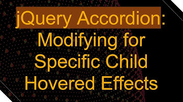 jQuery Accordion: Modifying for Specific Child Hovered Effects