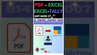 Pdf to Tally & Excel to Tally Bank Import Solutions | Call for Demo 8141703007 #tallytdl screenshot 2
