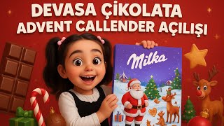 Advent Callender Çi̇kolata Açilişi Leziz Çikolatalar