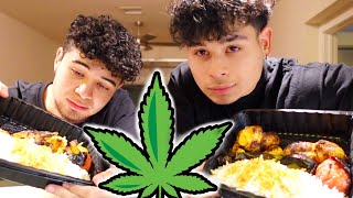 420 HI MUKBANG | HAUNTED APARTMENT STORY | FIRST TIME STORY