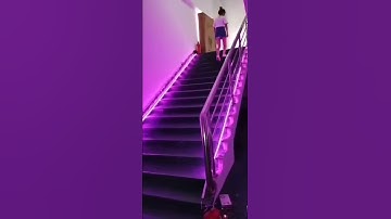 DIY Motion Sensing LED Illuminated Under Stair Lights Automatic - superlightingled