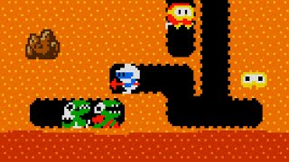 Dig Dug (Arcade) original video game | 25round session for 1 Player