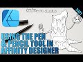 When to Use The Pen And Pencil Tool in Affinity Designer
