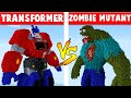 TRANSFORMER vs MUTANT ZOMBIE – Minecraft ANIMATIONS BATTLE! OPTIMUS PRIME VS MUTANT BOSS