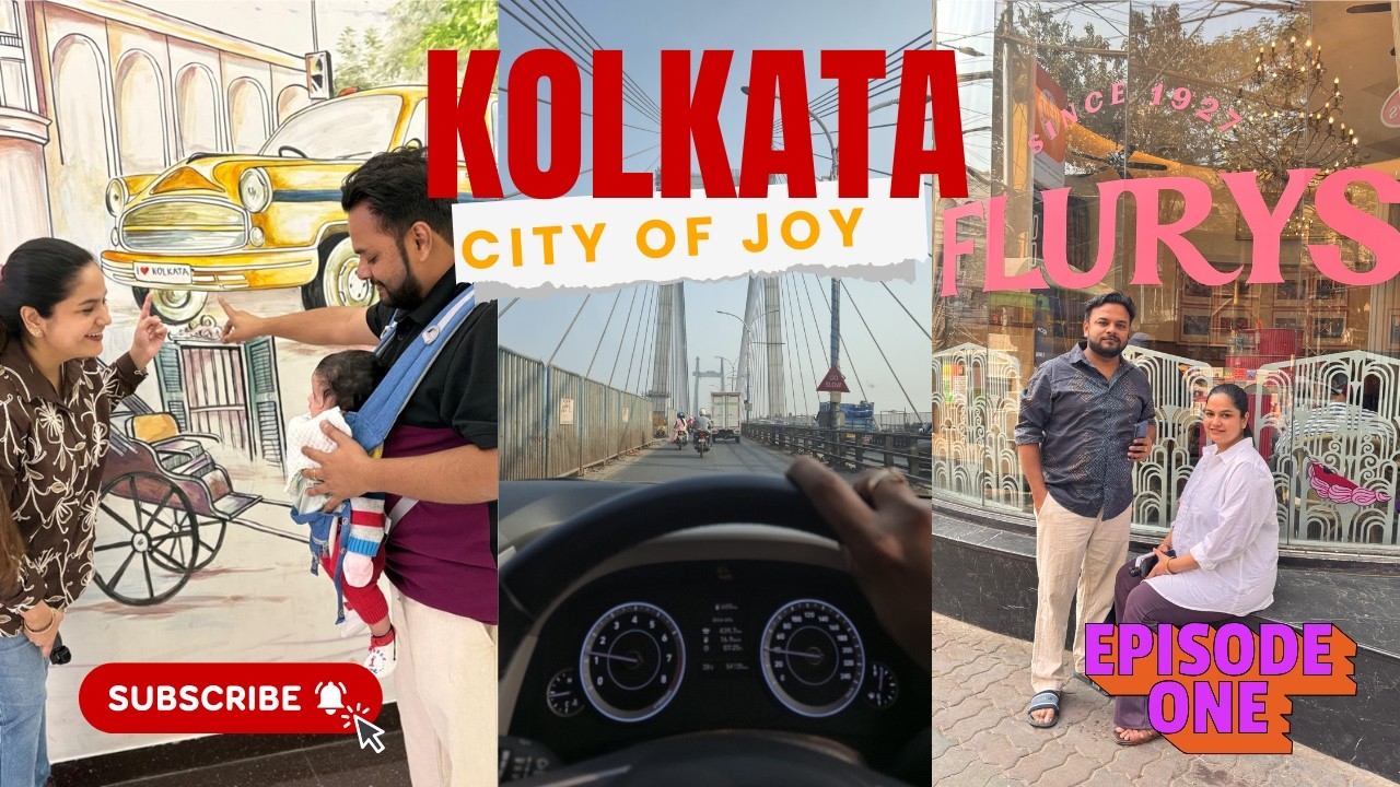 Drive to Kolkata with our 4 months baby | Best place to stay | Odia Couple | Quirky Odia Traveller