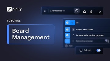 Plaky Tutorial: Managing Boards