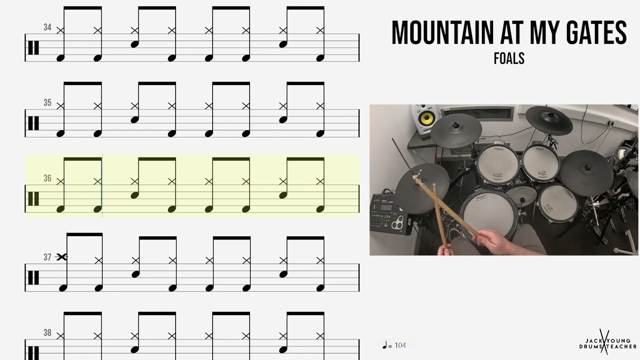 How to Play 🥁 - Mountain At My Gates - Foals