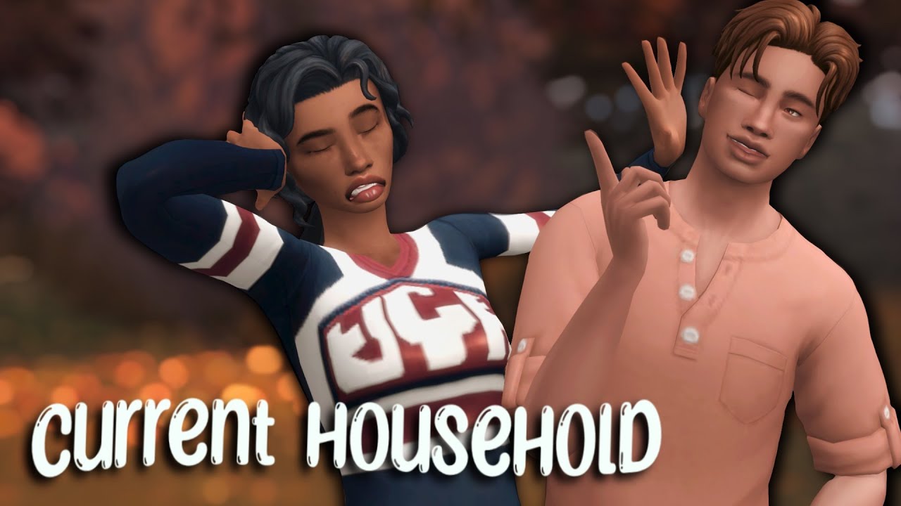 spend a day with me and my comfort family ️ | The Sims 4 Current ...
