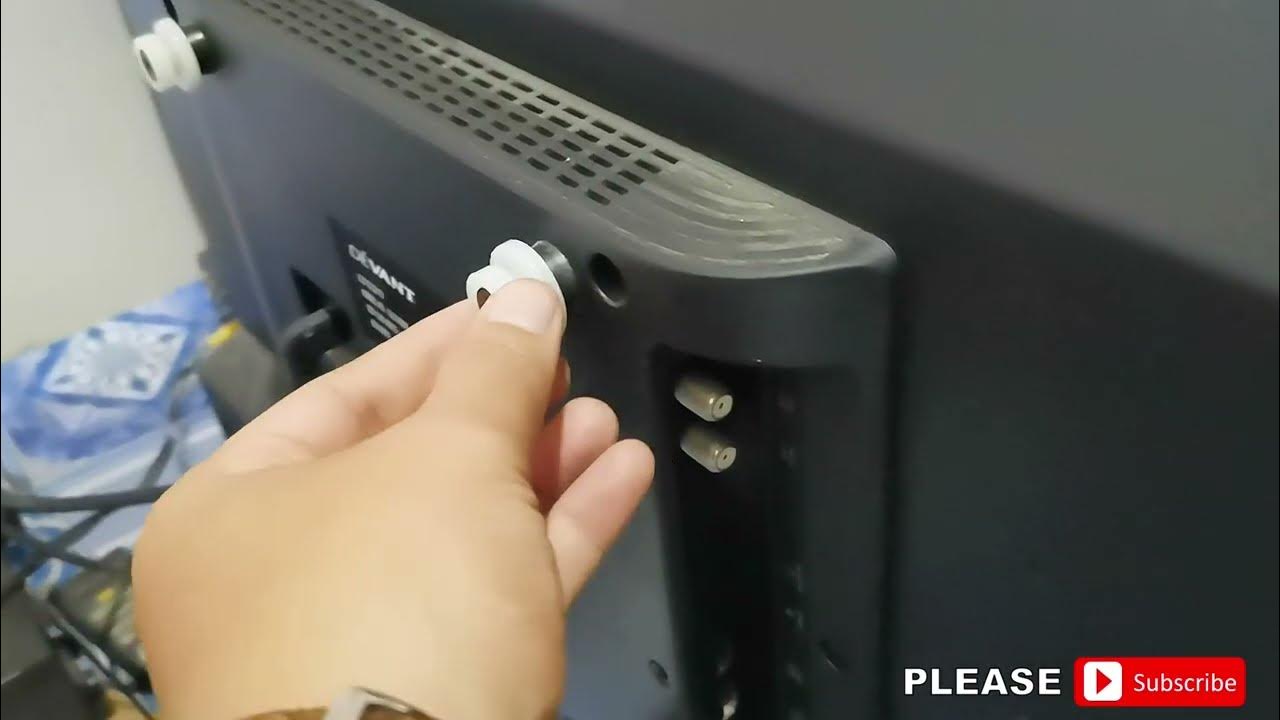 Install wall bracket or mount for Devant Smart TV 32 inches YouTube