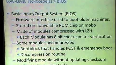 HOPE X (2014): Bootkits: Step-by-Step