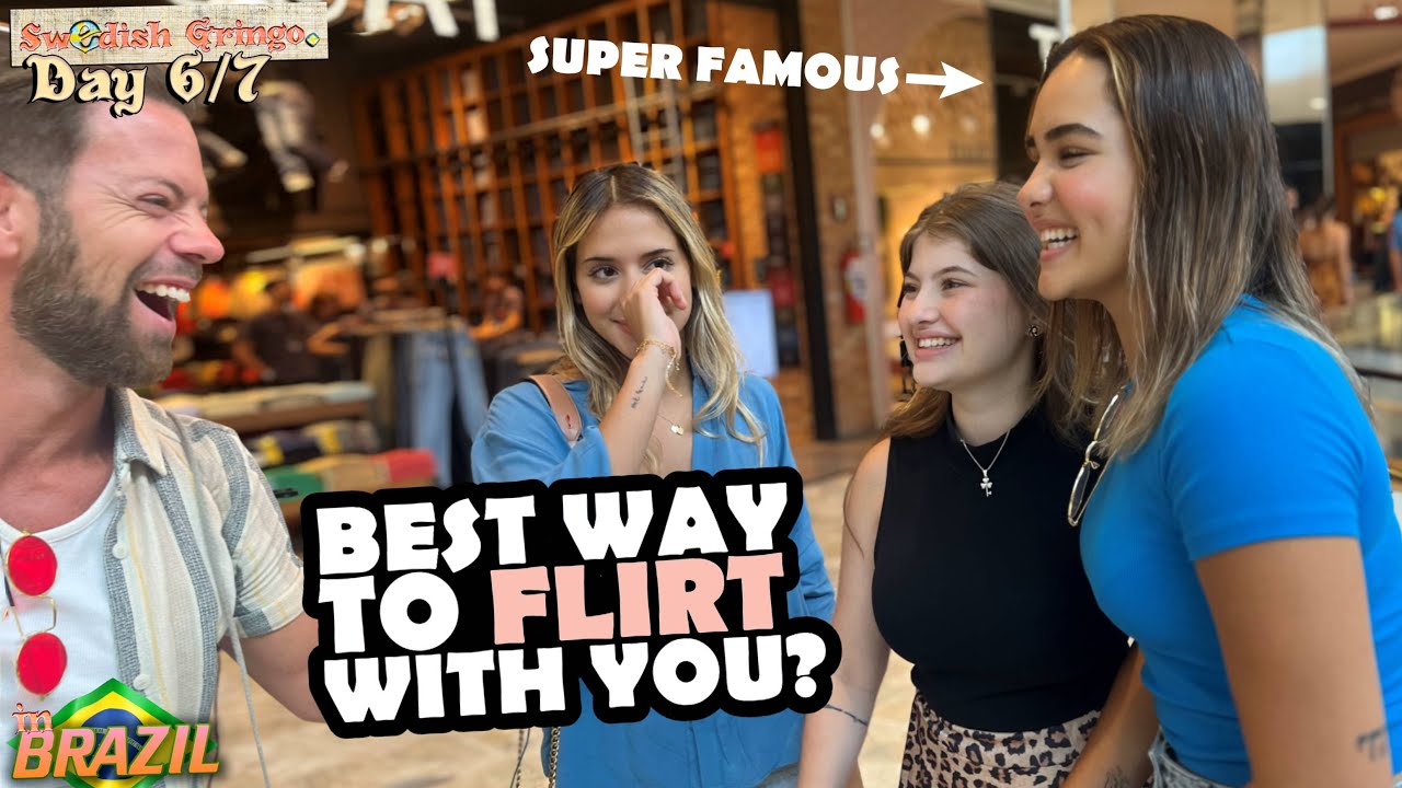 Научитесь флиртовать как бразильянка! 🇧🇷 | Девушки в Рио показывают, что должны делать мужчины | ...