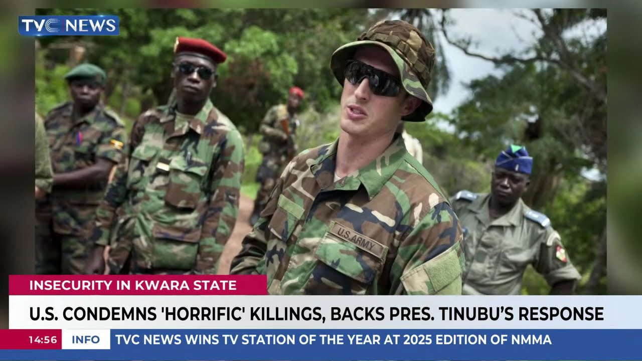 U.S Condemns 'Horrific' Kill#ings, Backs Pres. Tinubu's Response In Kwara State