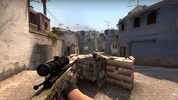 Sick AWP Jumpshot Noscope across the map - Mirage (CS:GO)