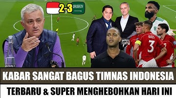🔴 NAH INI BARU MANTAAB ~  Jose Mourinho Beri Komentari Sangat Juju~ Indonesia Bisa Lolos~ Benarkah?
