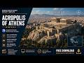 Acropolis of Athens – Google Earth Studio Cinematic Map Animation Template