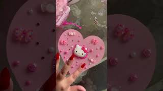hello kitty wall art #hellokitty #valentinesday  #kawaiihome #kawaiidecor #kawaiicraft #kawaiidiy