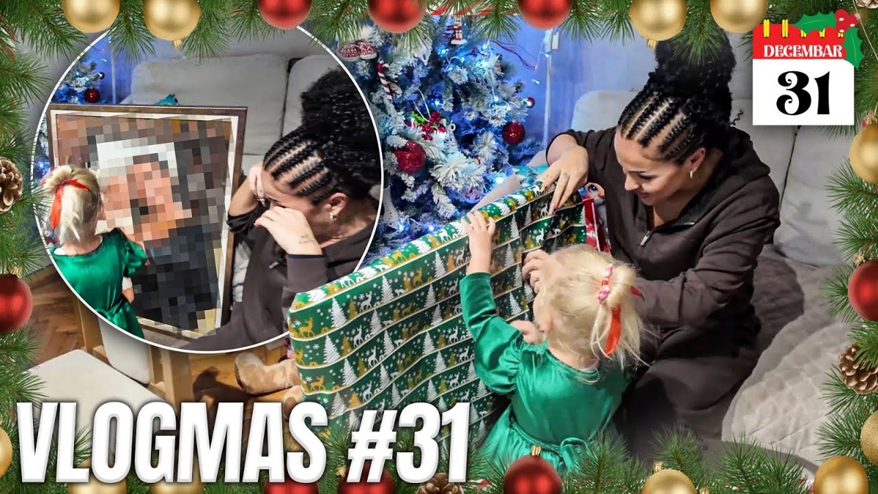 VLOGMAS 31- Badnje veče u krugu porodice + delimo poslednje poklone❤️