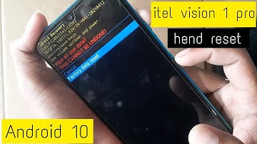 Hard Reset Itel Vision 1 Pro | Factory Reset Remove Pattern/Lock/Password (How to Guide)