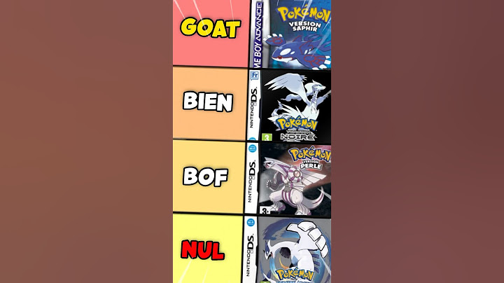 QUEL JEU POKÉMON EST LE POPULAIRE ? 🤓☝️