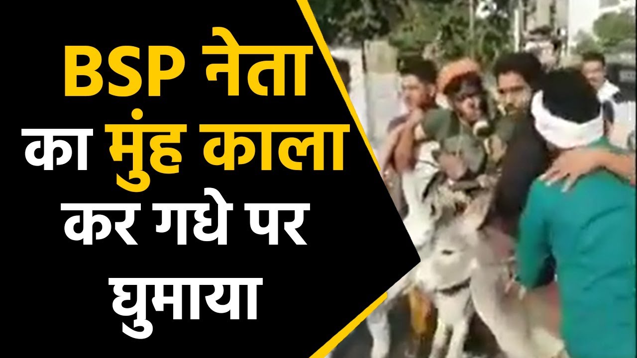 Jaipur में BSP National Coordinator का मुंह काला कर गधे पर घुमाया,  Watch Video | वनइंड़िया हिंदी