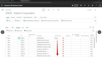 Business Central short video: Quickly copy the value in the same column of the row above (⬇ + F8)