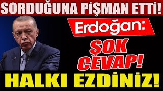 Erdoğan Sorduğuna Pişman Oldu.Tüm Ezberler Bozuldu. Ak Parti Halkı Ezdi! #sondakika