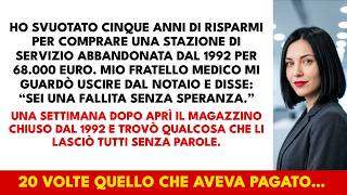 Comprai un distributore con i miei ultimi risparmi — la mia famiglia mi diede della fallita...