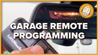 How to DELETE OLD CODES and PROGRAM new garage door remotes to HOME LINK in your car