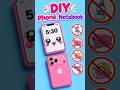 DIY Cute Mini Phone Notebook | No Glue No Tape Craft | Easy Paper Craft |Cute Art Stationery/Kawaii