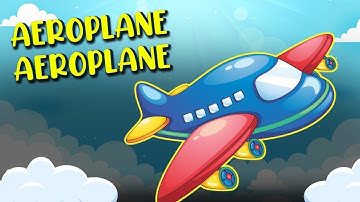Aeroplane Aeroplane Up in the Sky Nursery Rhyme | Super Simple Songs