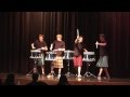 NEW Hot Scots drum line - 2012 - Nigel Fernandez - LHHS Talent Show