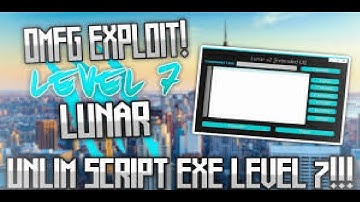 ⚠️[UNLIM LEVEL 7 SCRIPT EXECUTOR!!!!]⚠️ NEW ROBLOX EXPLOIT/HACK LUNAR ✔️ AWESOME ✔️ Pached*