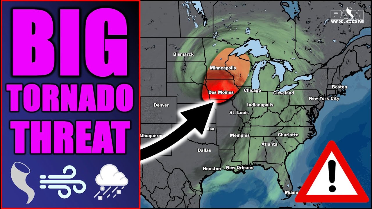 Severe Weather Outbreak Possible + Heavy Rainfall This Week - YouTube