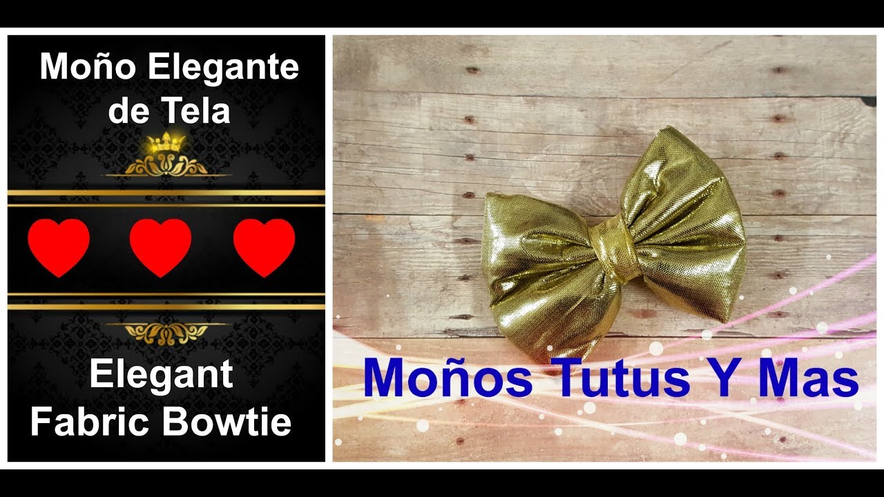 ELEGANTE MOñO EN LAME Paso a Paso ELEGANT LAMME HAIR BOW Tutorial DIY How To PAP Video 191
