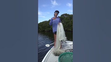 @chastenation explains how mesh size on cast nets play a roll when catching bait #CastNet