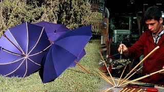 The shepherd's umbrellas. Artisan manufacturing in the workshop | Lost Trades | Documentary film