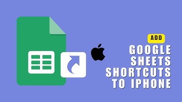 ✅ COMPLETE WALKTHROUGH: How to Add Google Sheets Shortcuts to iPhone Home Screen