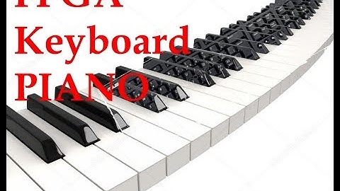 Xilinx FPGA Verilog Project: PS/2 Keyboard Piano (鍵盤式鋼琴邏輯電路實作)