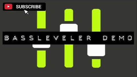 BassLeveler with a Fender Jazz bass Demo