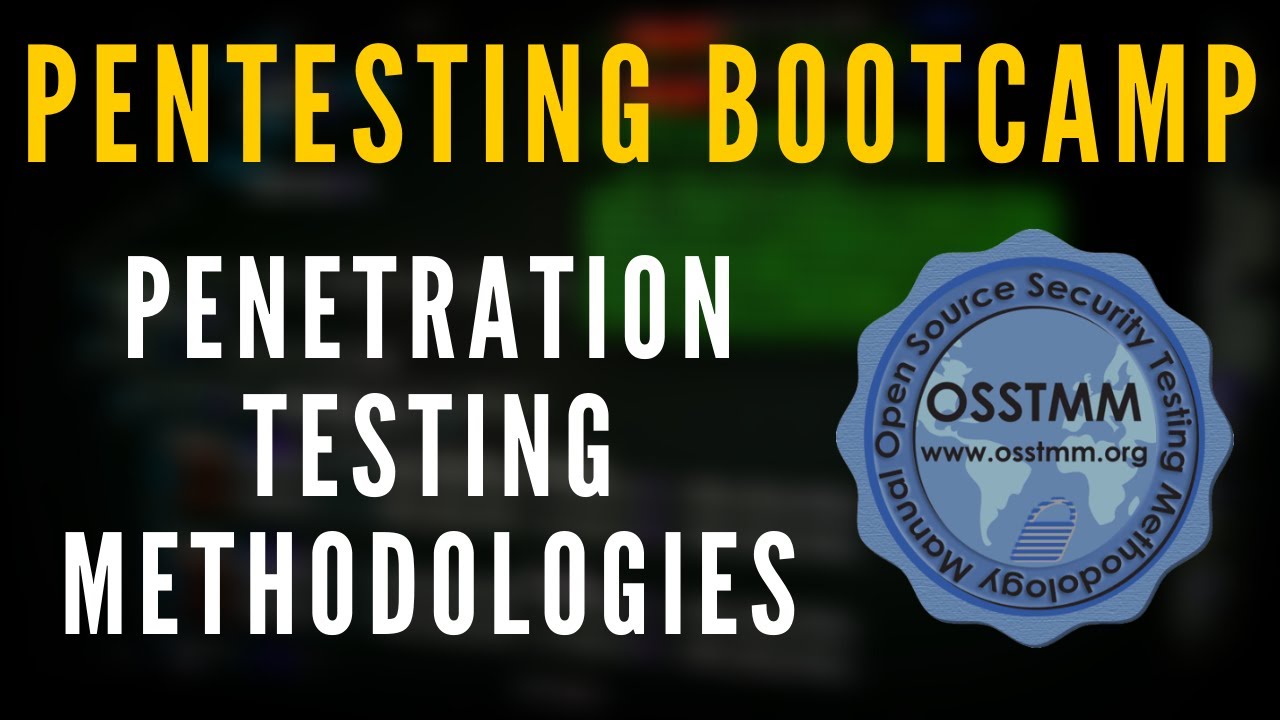 penetration test คือ  New Update  Penetration Testing Bootcamp - Penetration Testing Methodologies