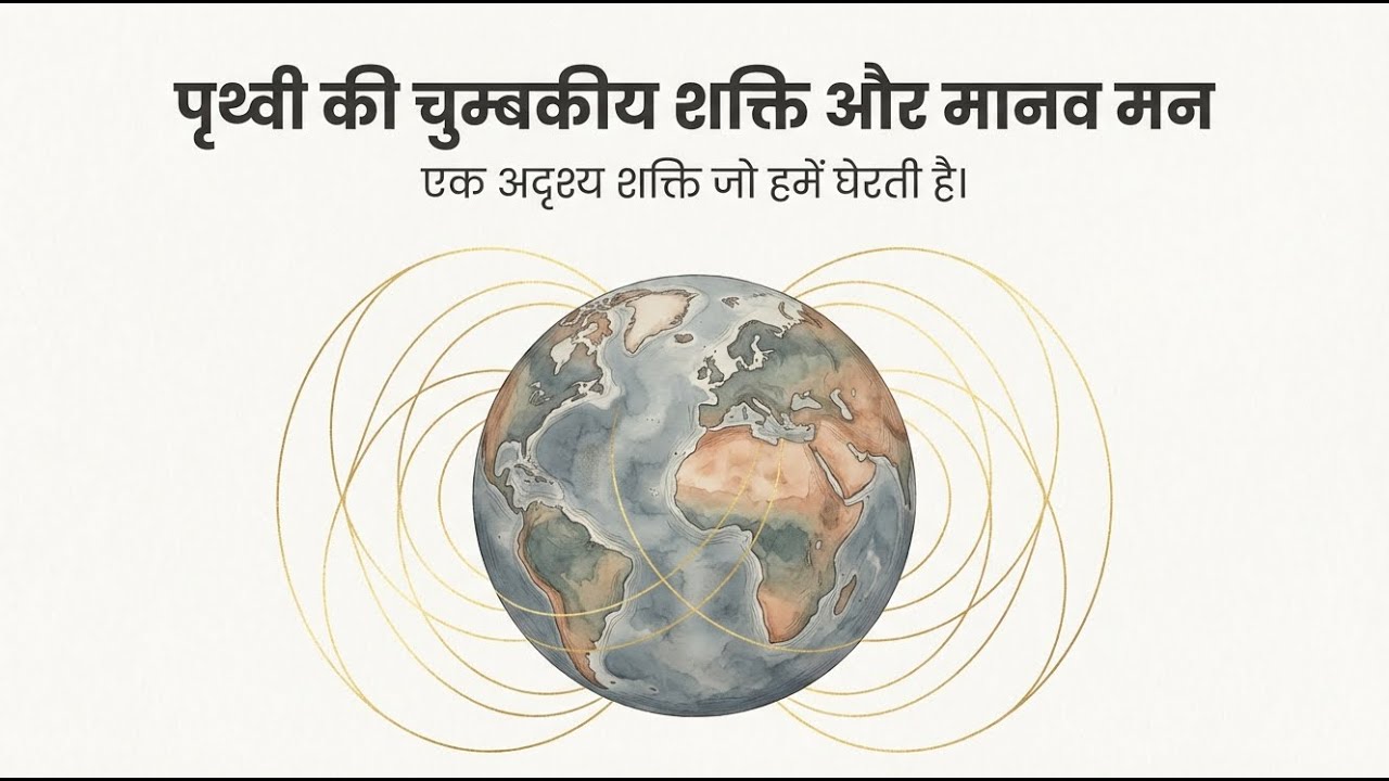 पृथ्वी की चुम्बकीय शक्ति और मानव मन | Earth's magnetic force and the human mind | Ai Monk