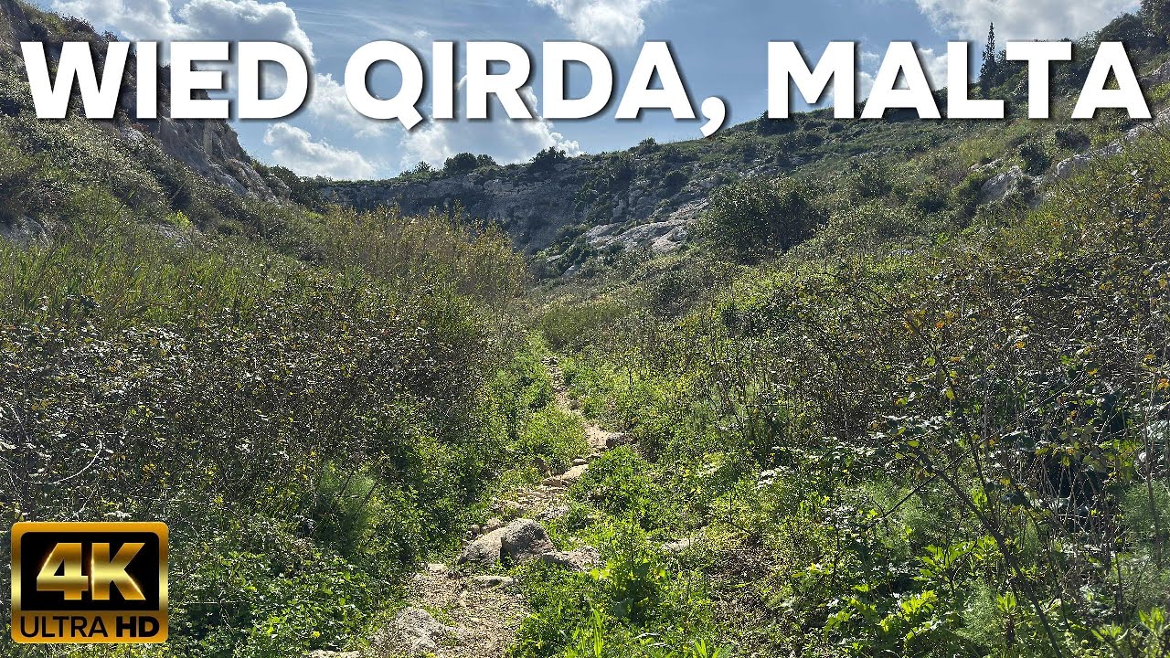 🇲🇹 Malta Valley Walk, Wied Qirda, Qormi To Attard