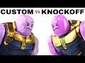 LEGO Avengers: Custom THANOS vs. Knockoff Version