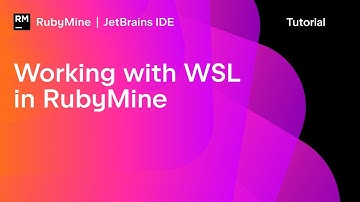 Working with WSL in RubyMine