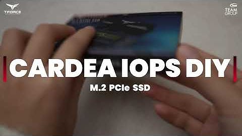 T-FORCE CARDEA IOPS SSD Heatsink Assembly Guide | TEAMGROUP