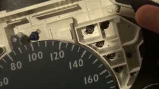 How to replace speedo cluster lights on Mitsubishi Mirage